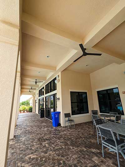 Images of building pressure cleaning in Indian River County