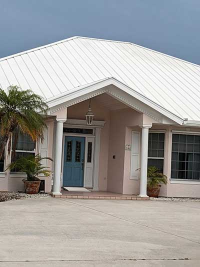 Images of roof pressure cleaning in Indian River County