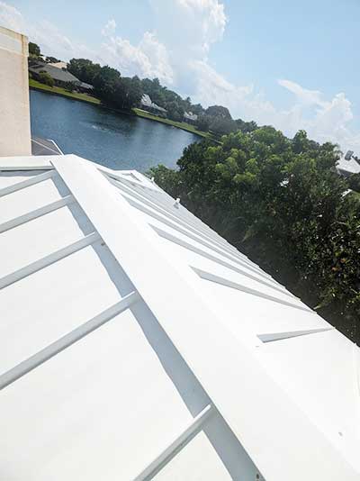 Images of roof pressure wash in Indian River County