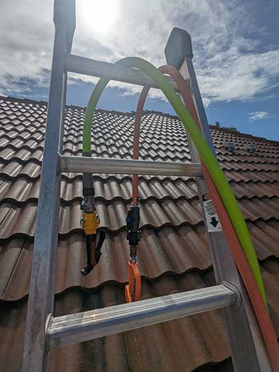 Images of roof pressure wash in Indian River County